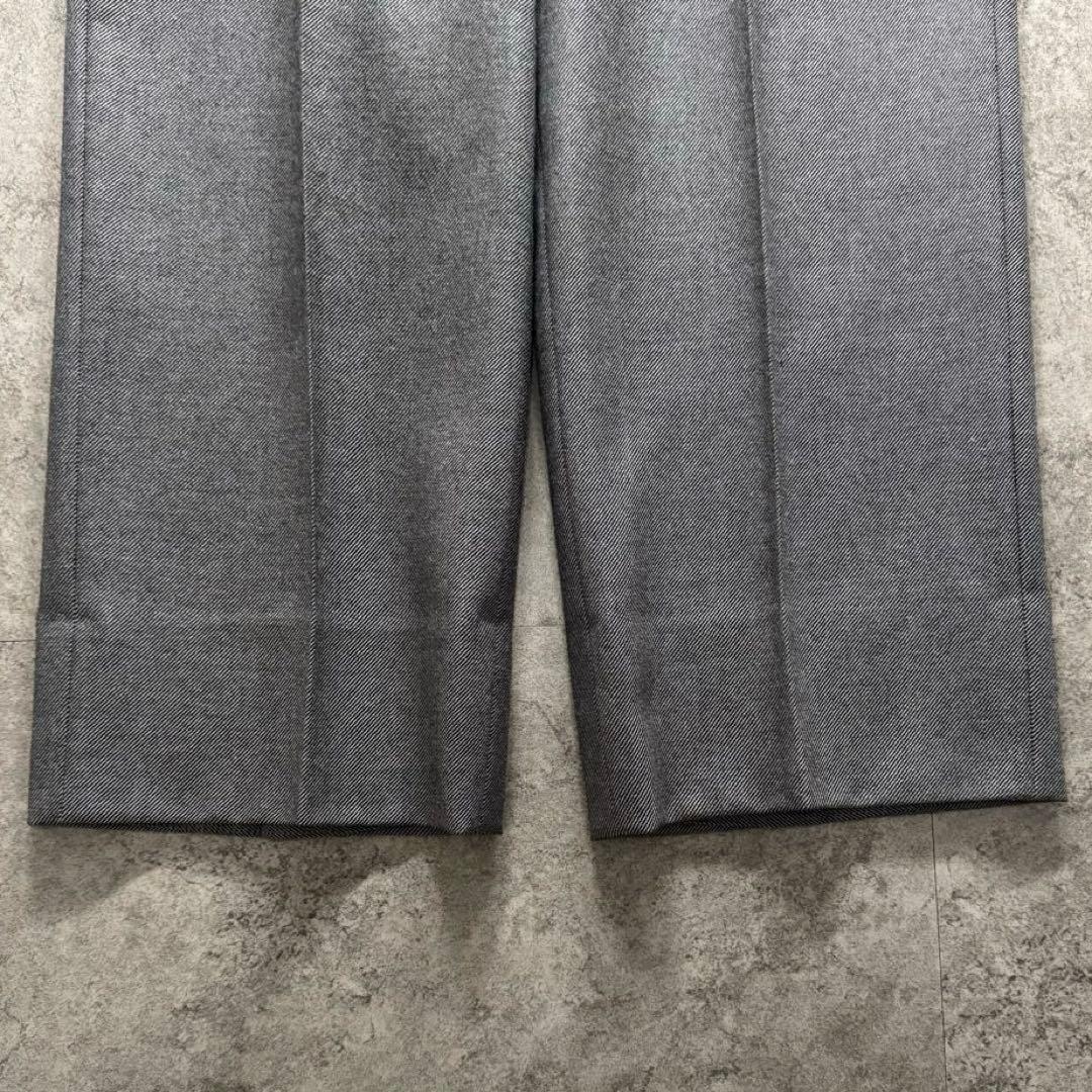 Burberrys セットアップ ダブルスーツ グレー　極上ウール　銀ボタン