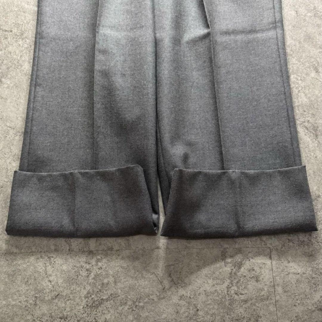 Burberrys セットアップ ダブルスーツ グレー　極上ウール　銀ボタン