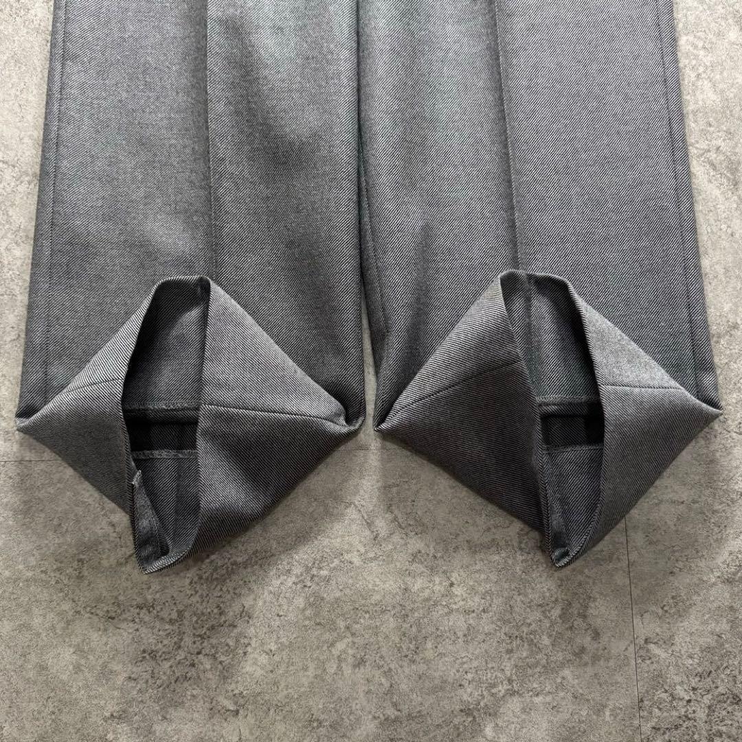 Burberrys セットアップ ダブルスーツ グレー　極上ウール　銀ボタン