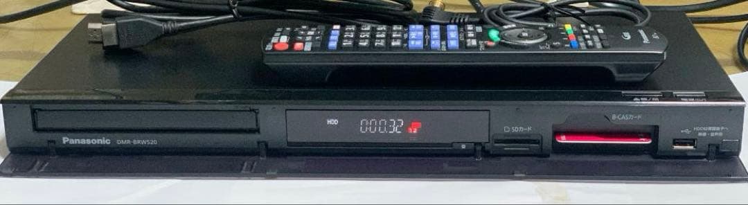 2番組同時録画　Panasonic DIGA DMR-BRW520