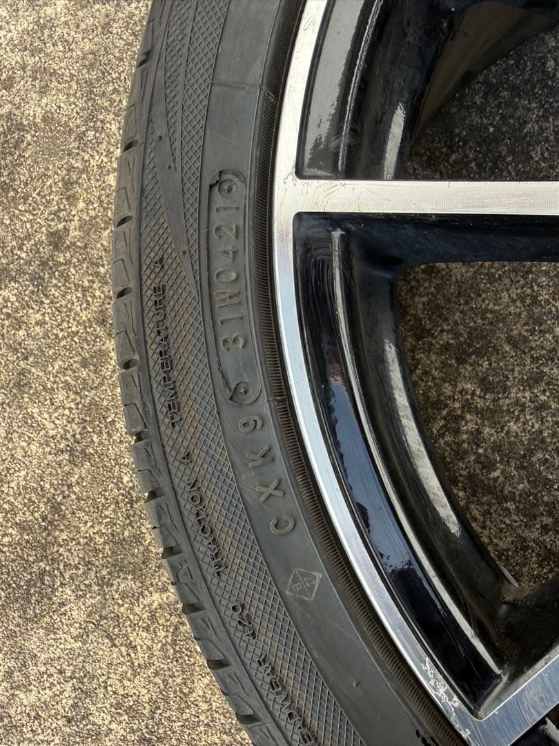 [1/4] アクアGS ジーズホイール + 195/45R17/81w