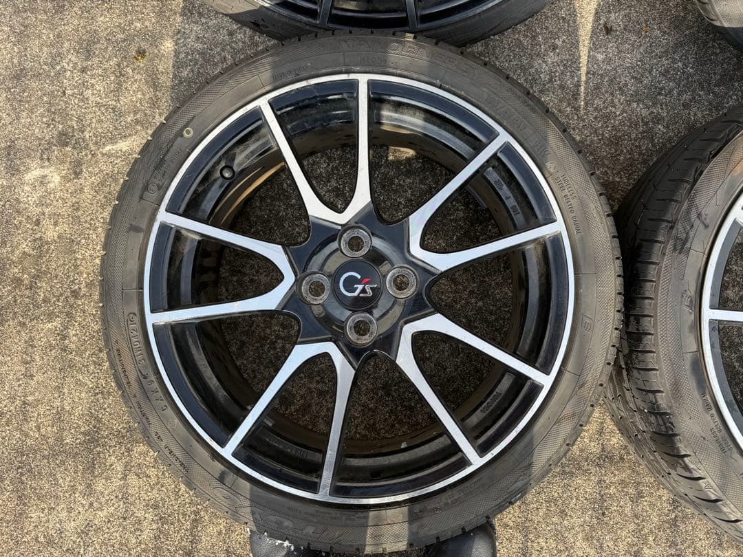 [1/4] アクアGS ジーズホイール + 195/45R17/81w