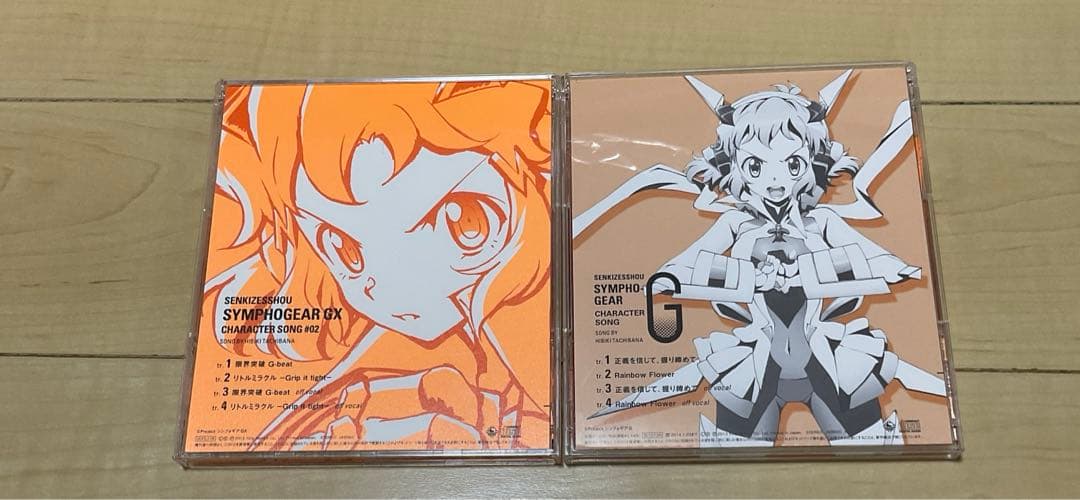 戦姫絶唱シンフォギアGX DVD 6本アンドCD3枚セット　カード2枚