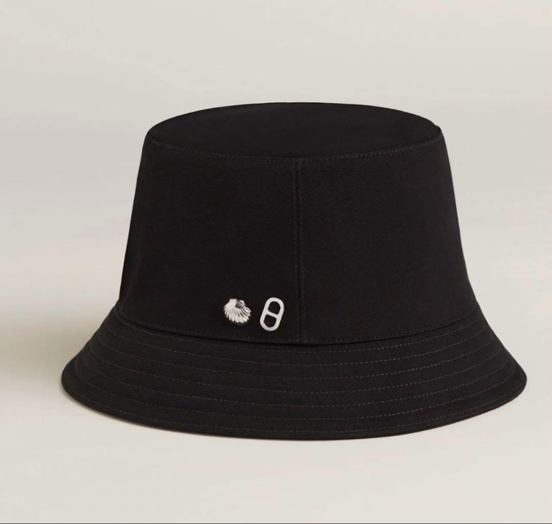 ※ポムポム※エルメス HERMESカルヴィ シーシェル バケットハット