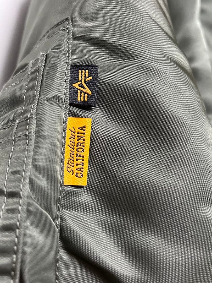 STANDARD CALIFORNIA×ALPHA MA-1 /Ｍ キムタク着