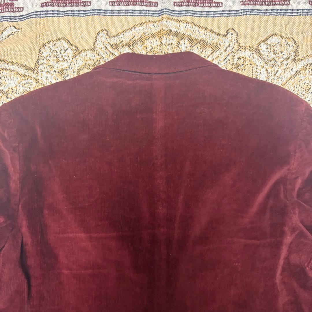 70s USA製 ベロア レザー テーラードジャケット60s 50s
