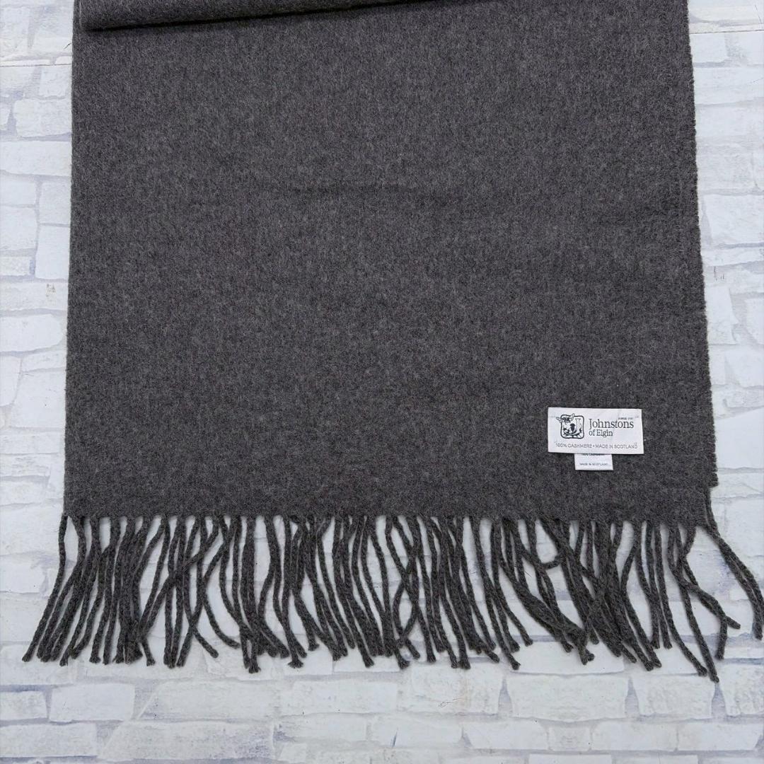 Johnstons of Elgin 大判 カシミヤ100% スカーフ マフラー