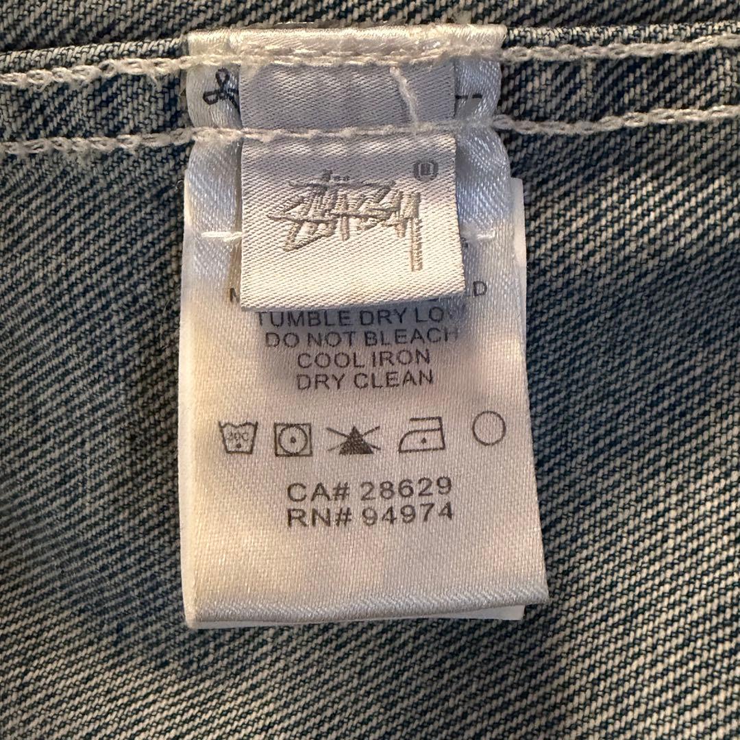Stussy ステューシー デニムカバーオール Sサイズ