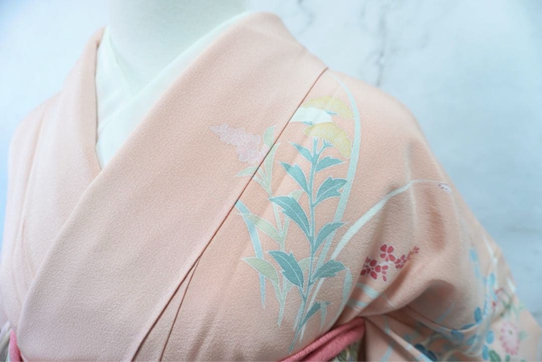 訪問着 フルセットa498 卒業式　入学式　お宮参り　七五三　結婚式　落款