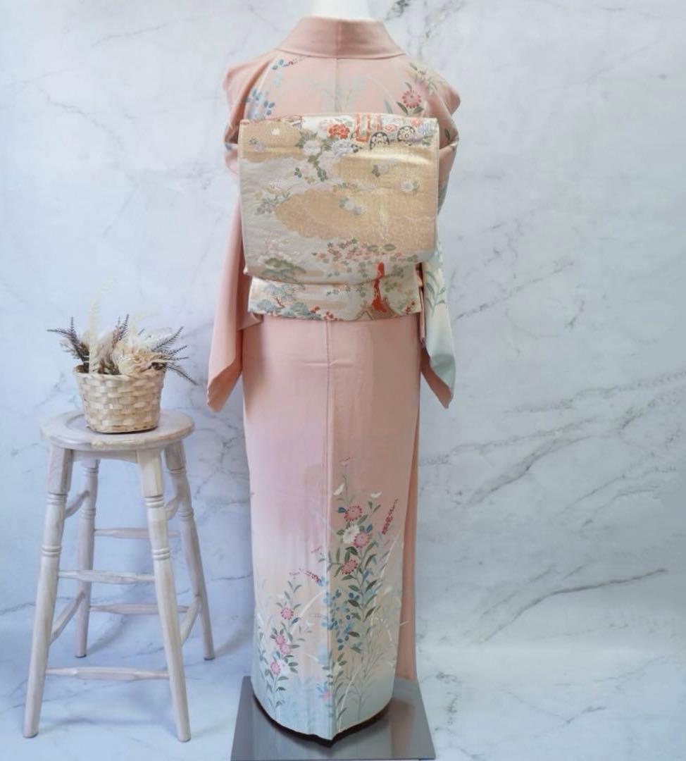 訪問着 フルセットa498 卒業式　入学式　お宮参り　七五三　結婚式　落款