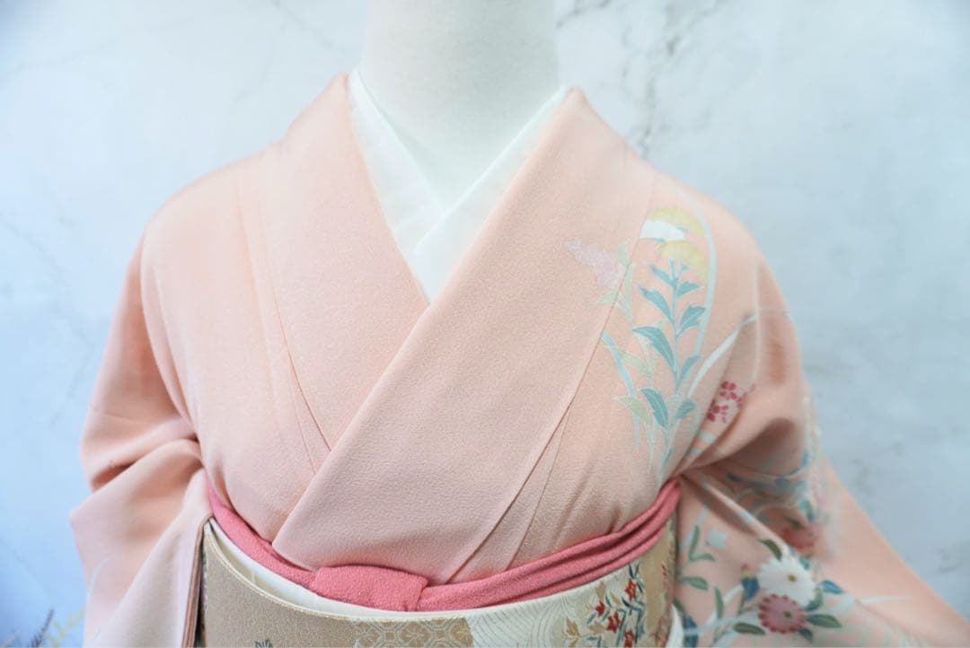 訪問着 フルセットa498 卒業式　入学式　お宮参り　七五三　結婚式　落款