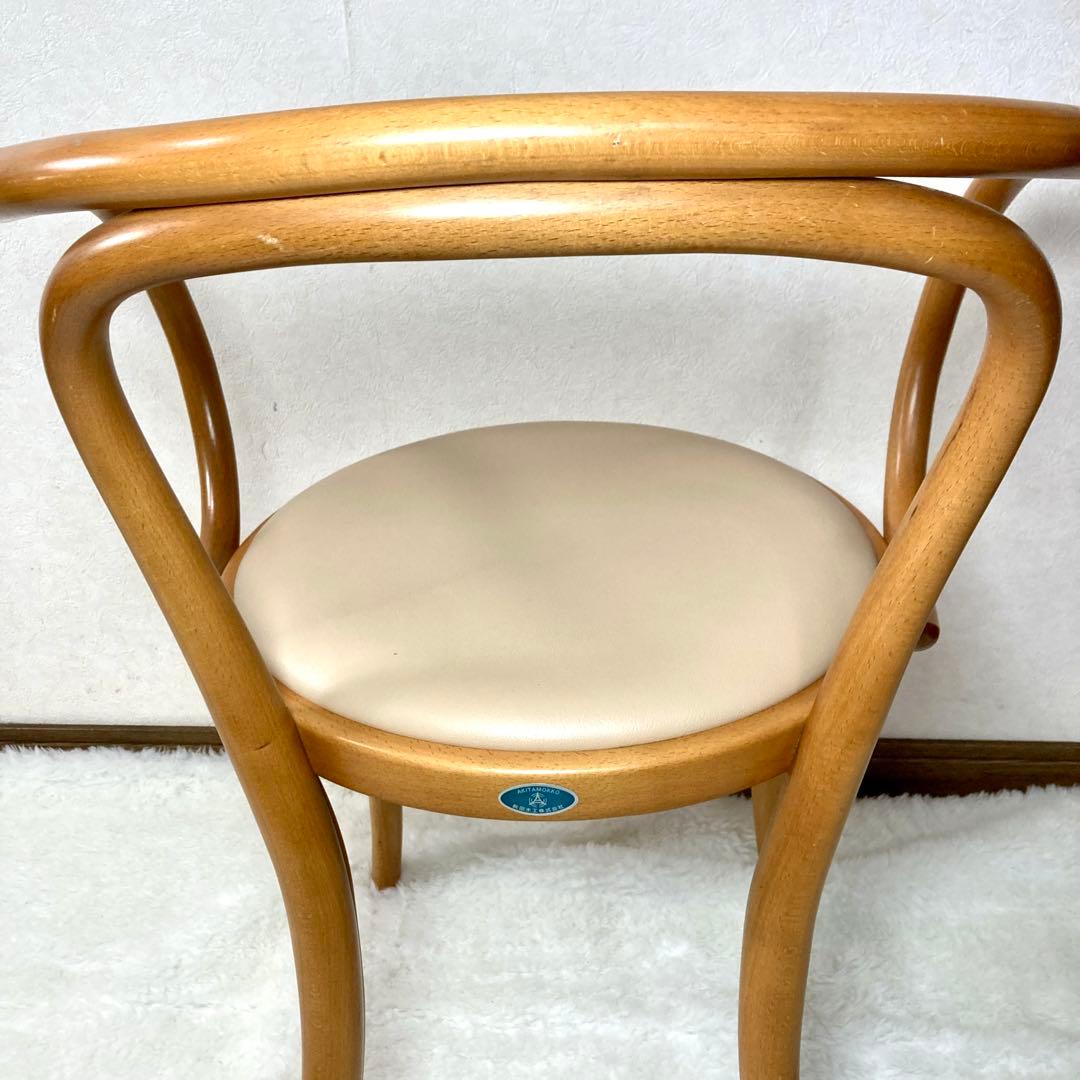 【lala 】秋田木工 ダイニングチェア No.508 リビング 曲木材①