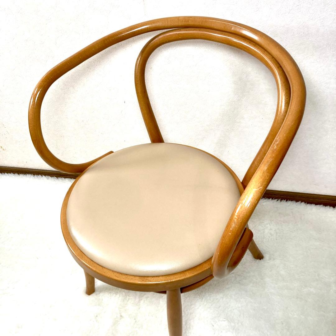 【lala 】秋田木工 ダイニングチェア No.508 リビング 曲木材①