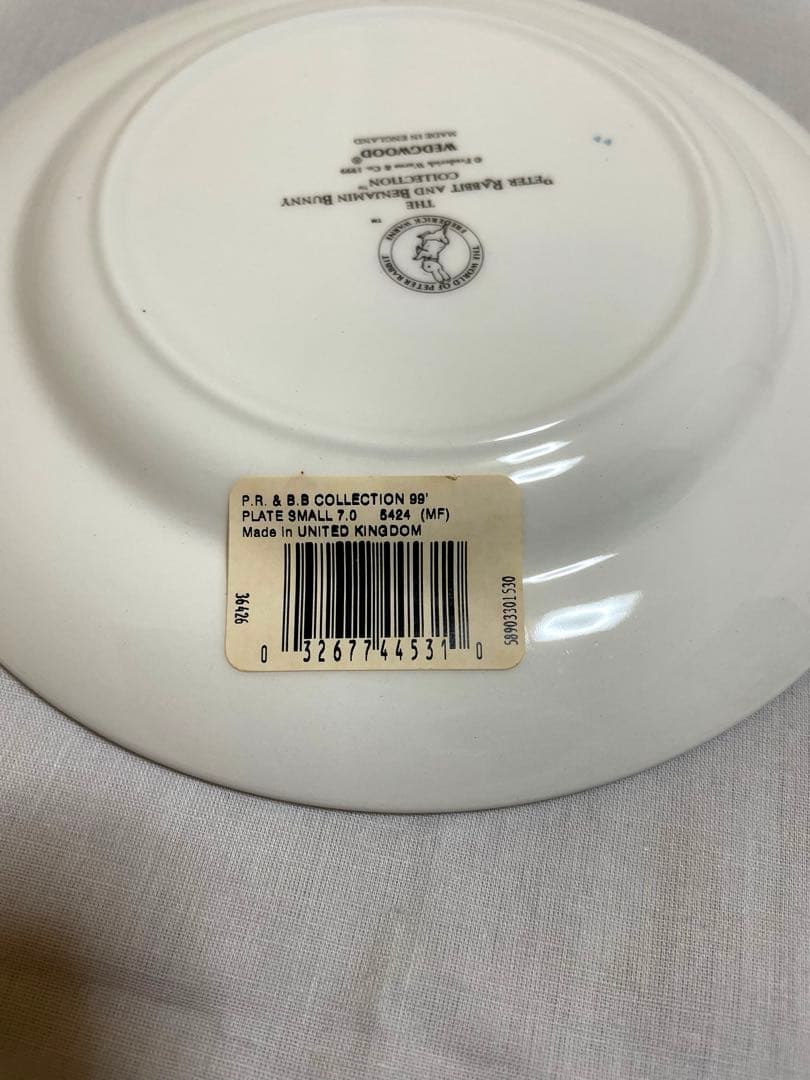 【訳あり未使用品】ウェッジウッド　ベンジャミンバーニー　ピーターラビット　4点