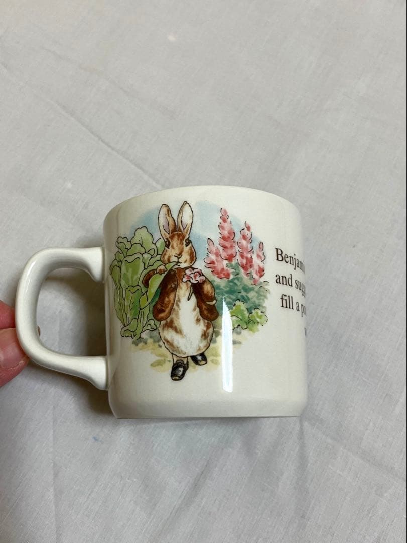 【訳あり未使用品】ウェッジウッド　ベンジャミンバーニー　ピーターラビット　4点