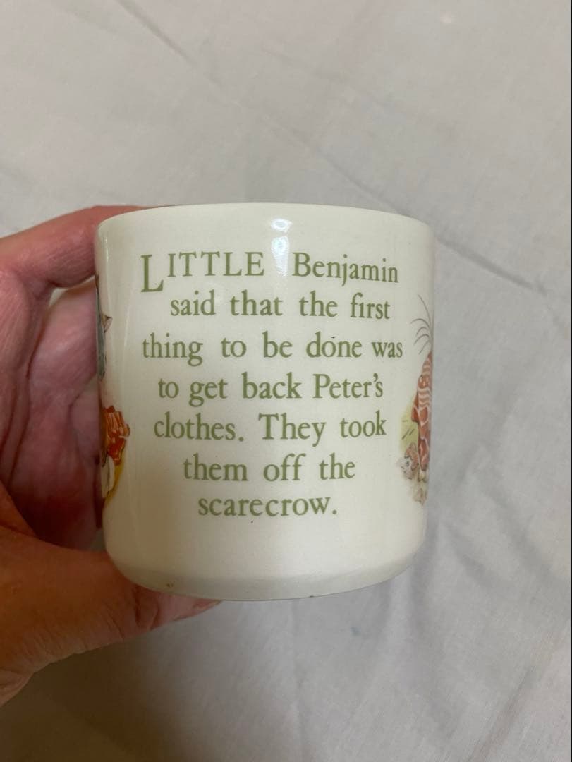 【訳あり未使用品】ウェッジウッド　ベンジャミンバーニー　ピーターラビット　4点