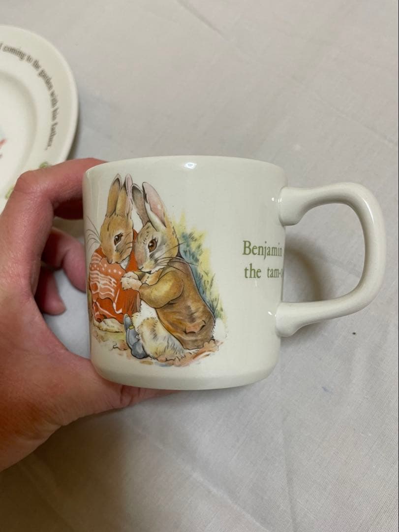 【訳あり未使用品】ウェッジウッド　ベンジャミンバーニー　ピーターラビット　4点