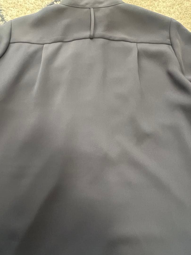 ワンピース graphpaper satin band collar dress