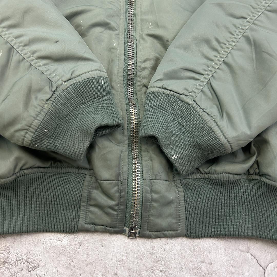 E*y様 Schott　ショット　MA-1　フライトジャケット　古着　グリーン