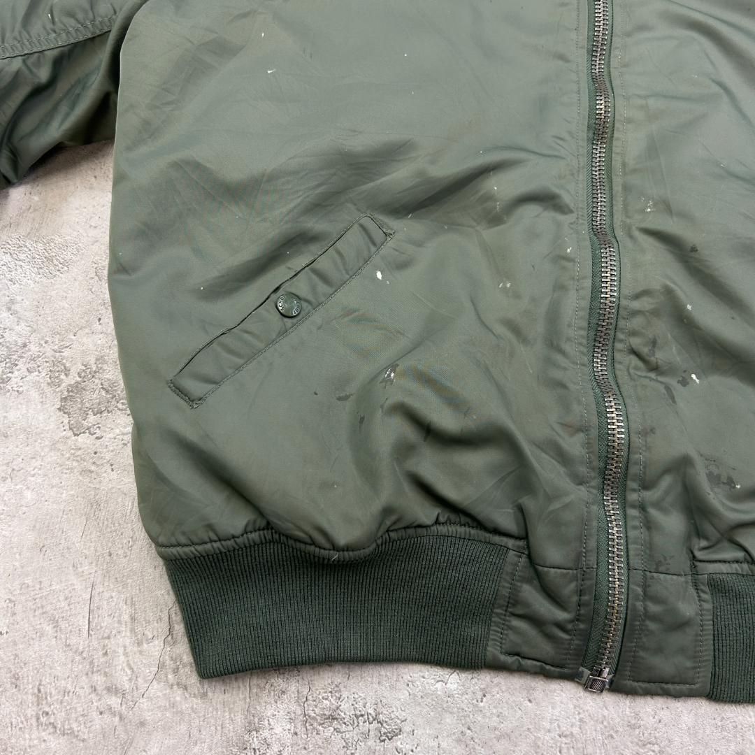 E*y様 Schott　ショット　MA-1　フライトジャケット　古着　グリーン