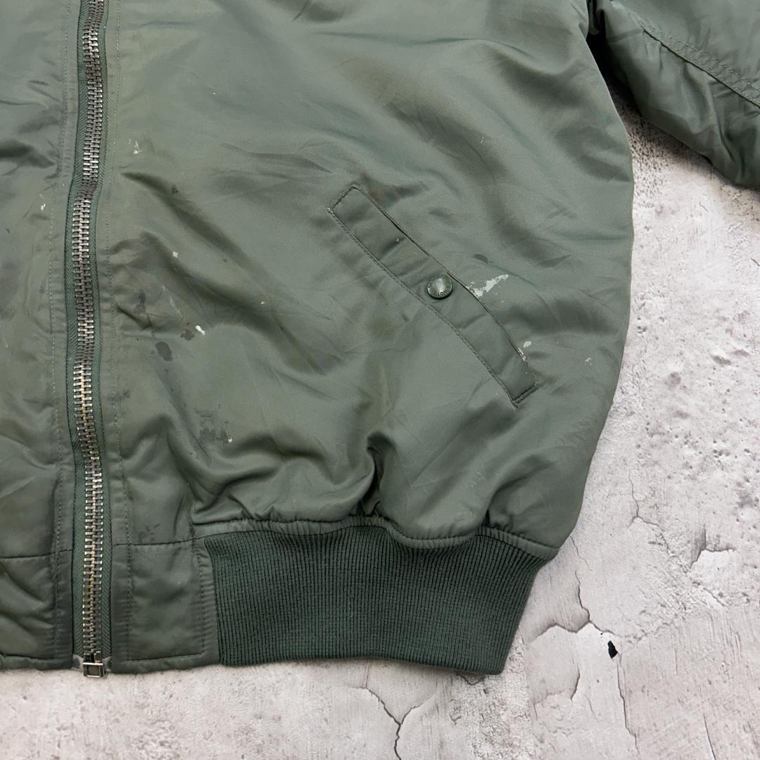 E*y様 Schott　ショット　MA-1　フライトジャケット　古着　グリーン
