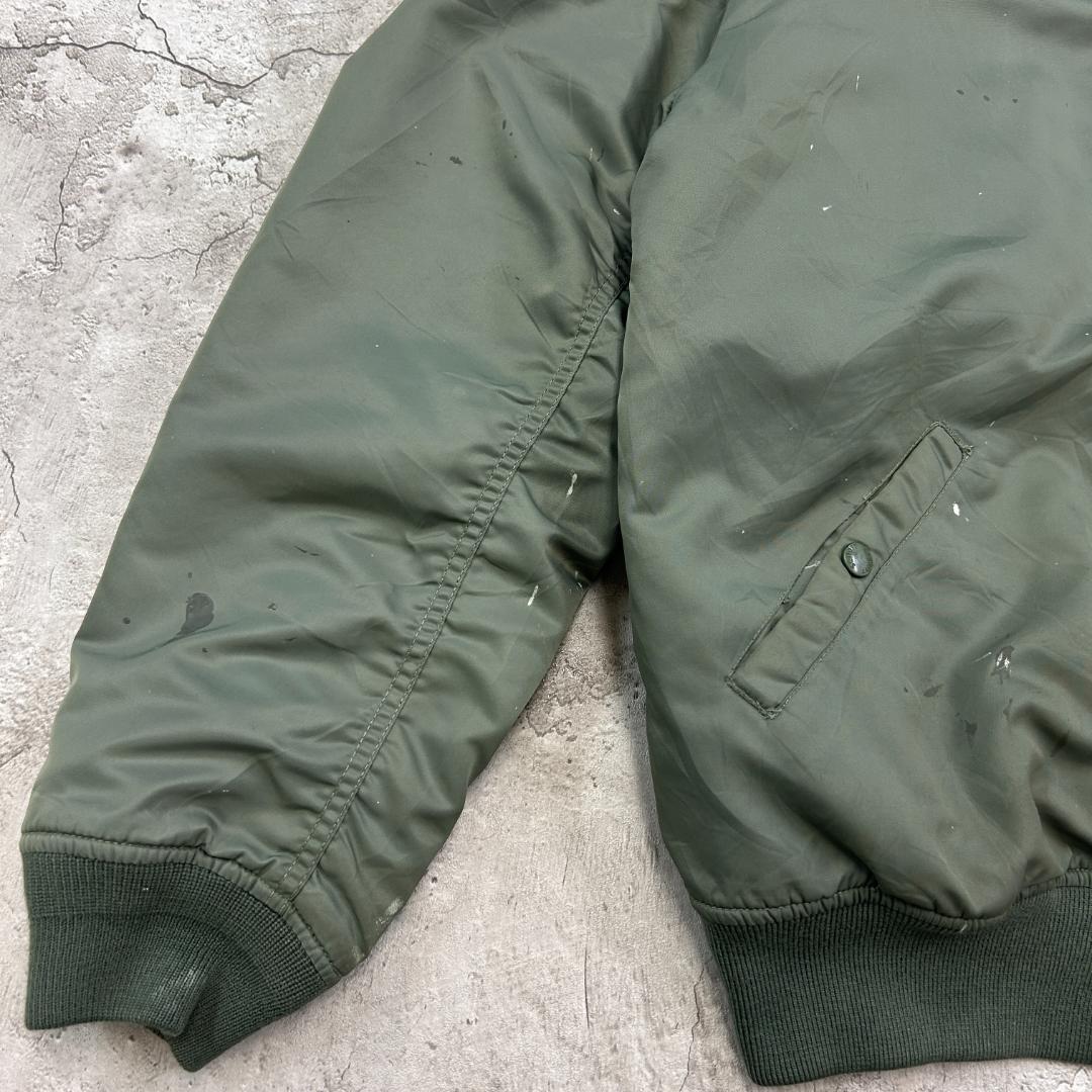 E*y様 Schott　ショット　MA-1　フライトジャケット　古着　グリーン