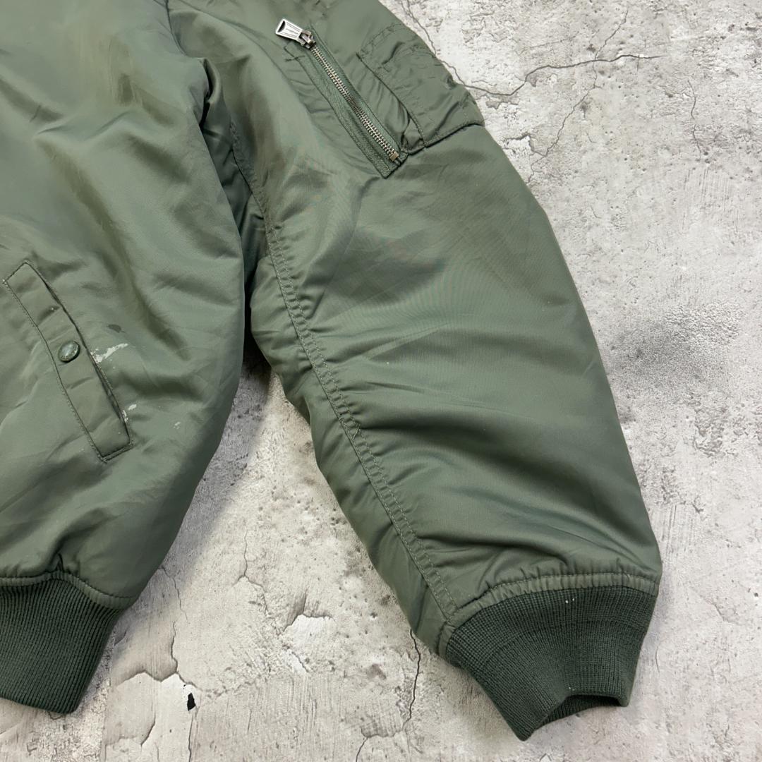 E*y様 Schott　ショット　MA-1　フライトジャケット　古着　グリーン