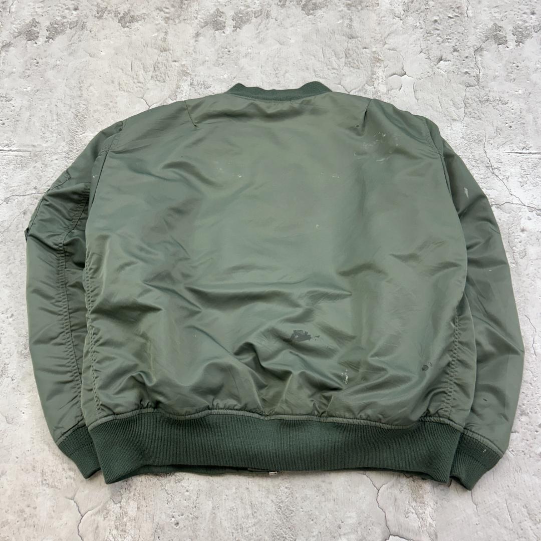 E*y様 Schott　ショット　MA-1　フライトジャケット　古着　グリーン