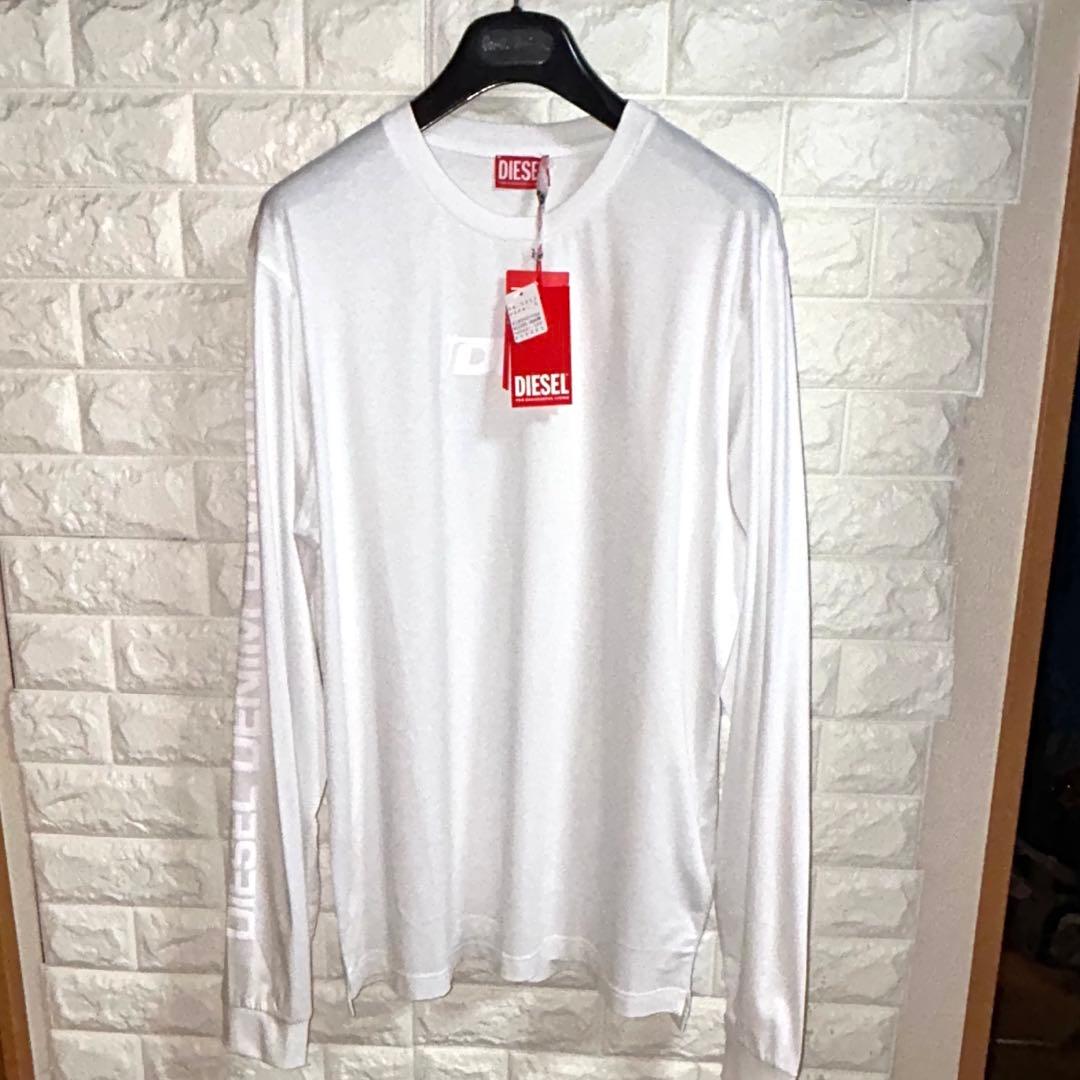 【新品】DIESEL ディーゼル／グラフィックロゴ ロングスリーブTシャツ L