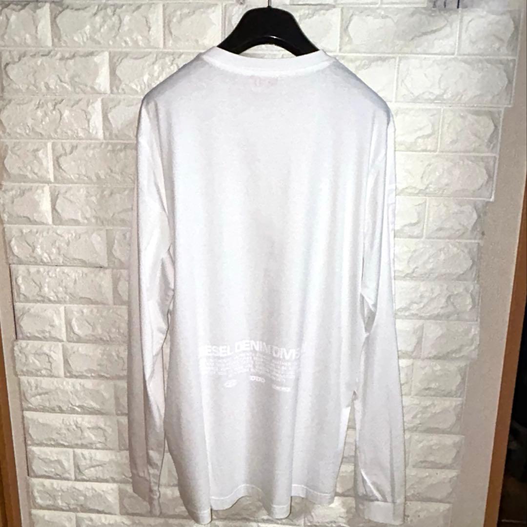 【新品】DIESEL ディーゼル／グラフィックロゴ ロングスリーブTシャツ L
