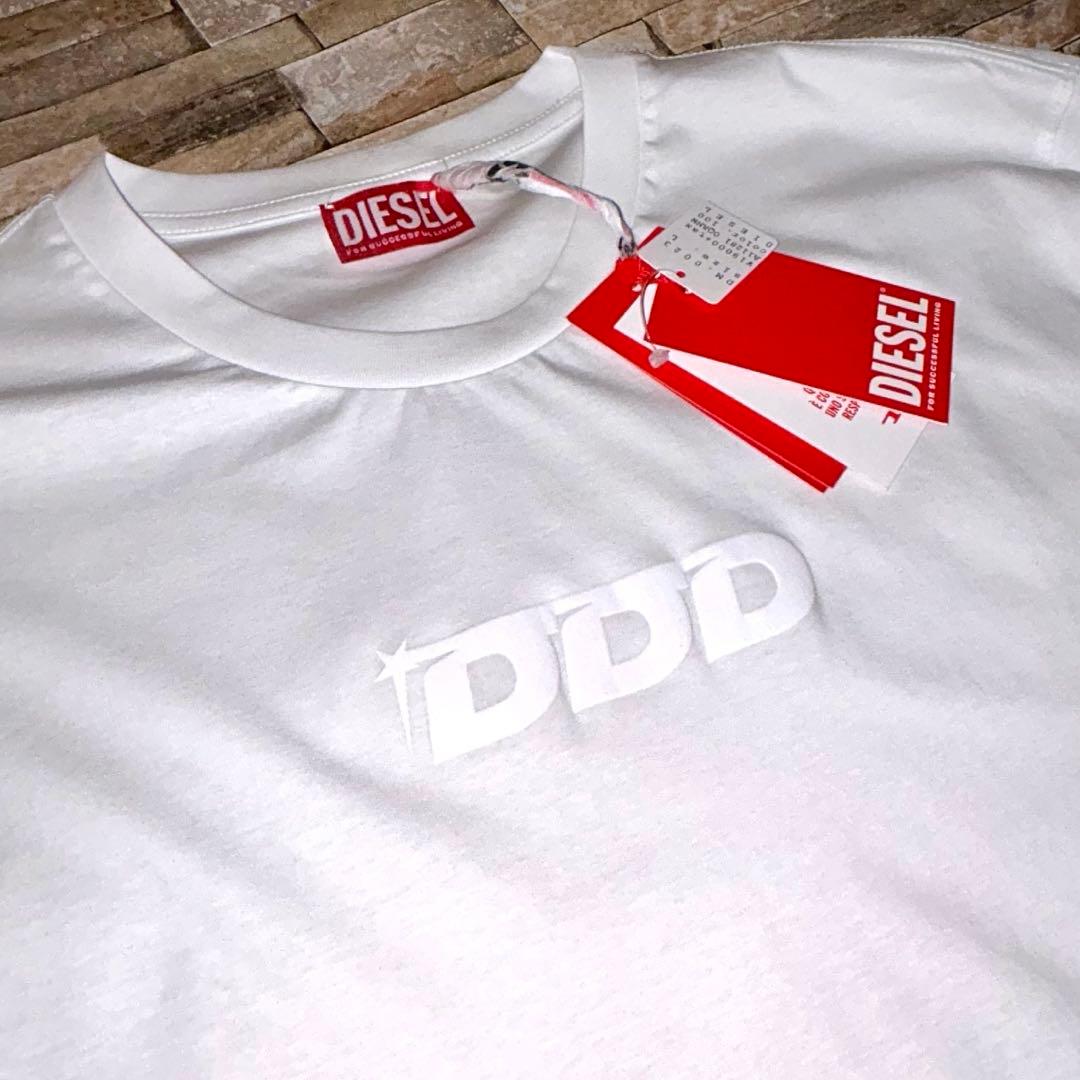 【新品】DIESEL ディーゼル／グラフィックロゴ ロングスリーブTシャツ L