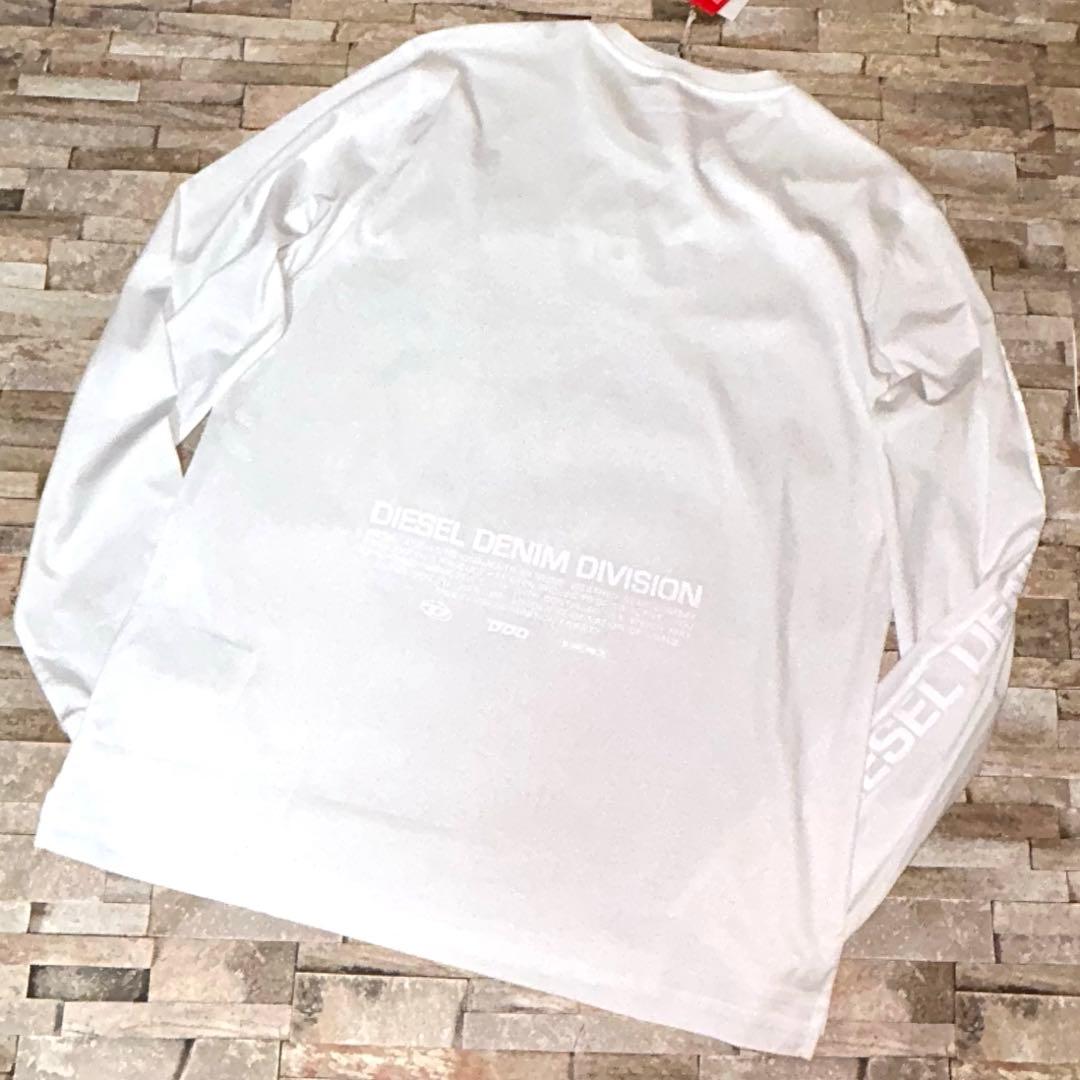 【新品】DIESEL ディーゼル／グラフィックロゴ ロングスリーブTシャツ L