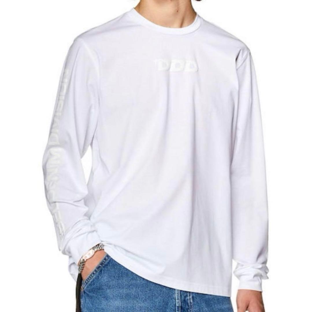 【新品】DIESEL ディーゼル／グラフィックロゴ ロングスリーブTシャツ L