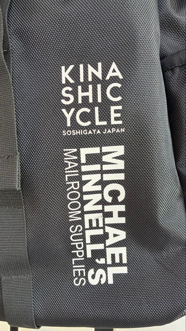 限定木梨サイクル × マイケルリンネル コラボ バックパック リュック 黒