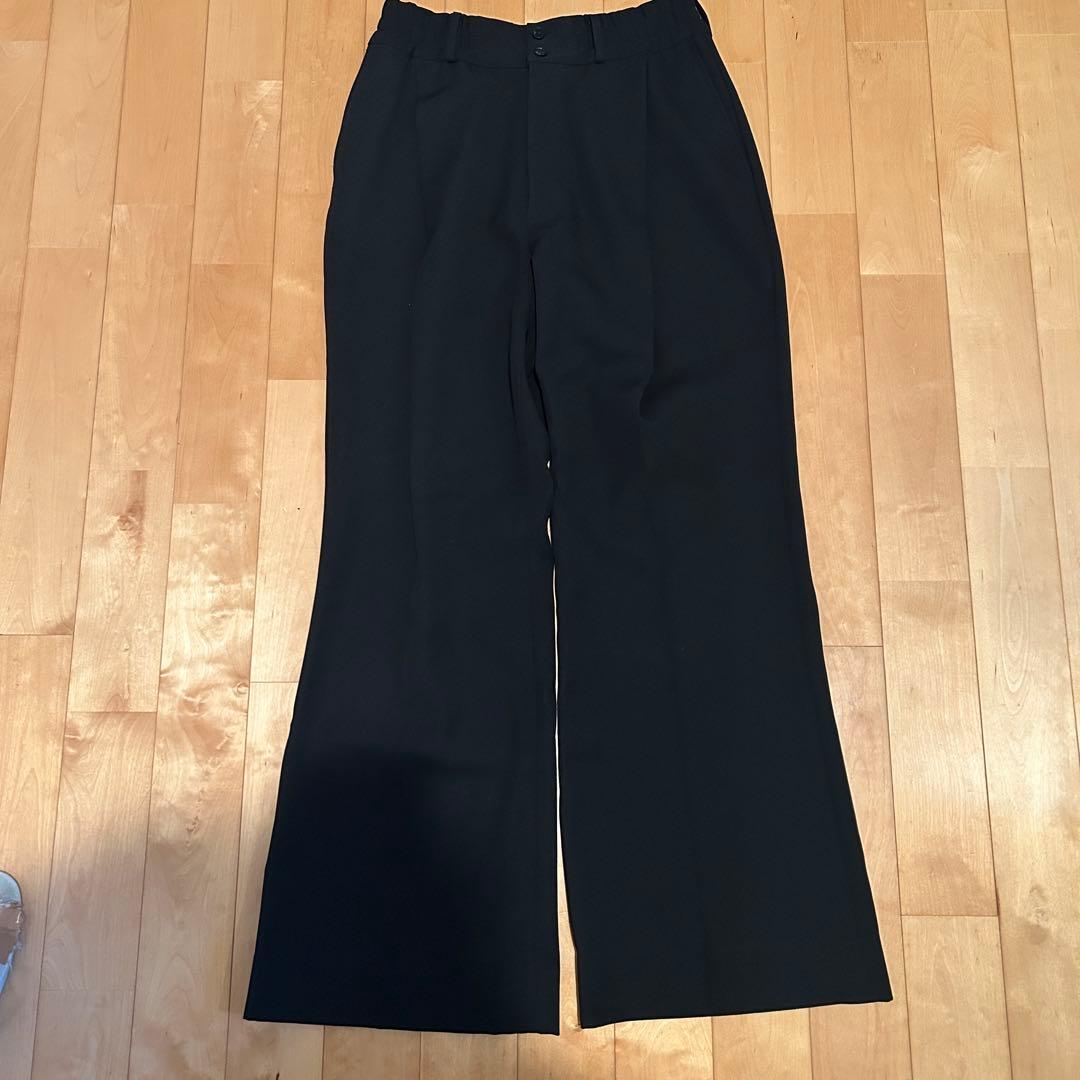 Sublations wool flare slacks フレアスラックス