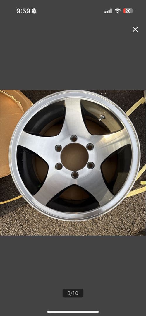 15インチ　6穴　7J -13 　深リム　ハイエース、d21 bots様用