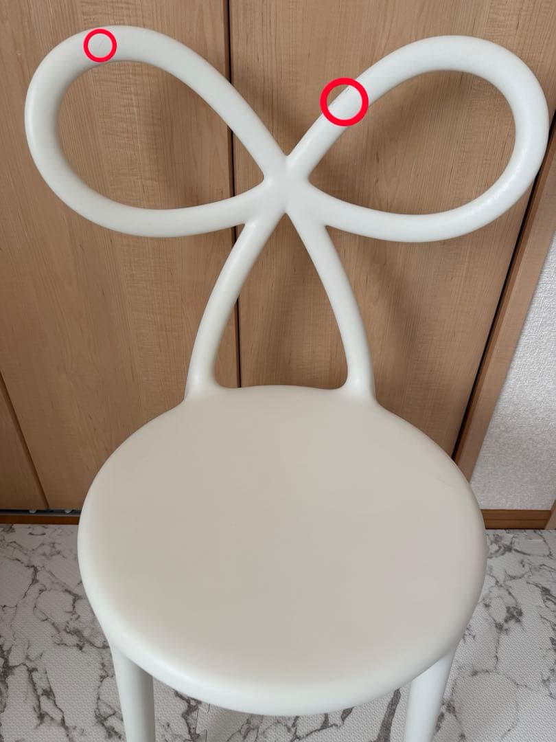 週末限定セール‼️Francfranc リボンチェア ホワイト