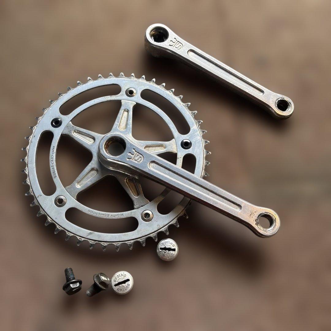 スギノ　マイティコンペ　クランクセット　NJS 160mm 49t 中古