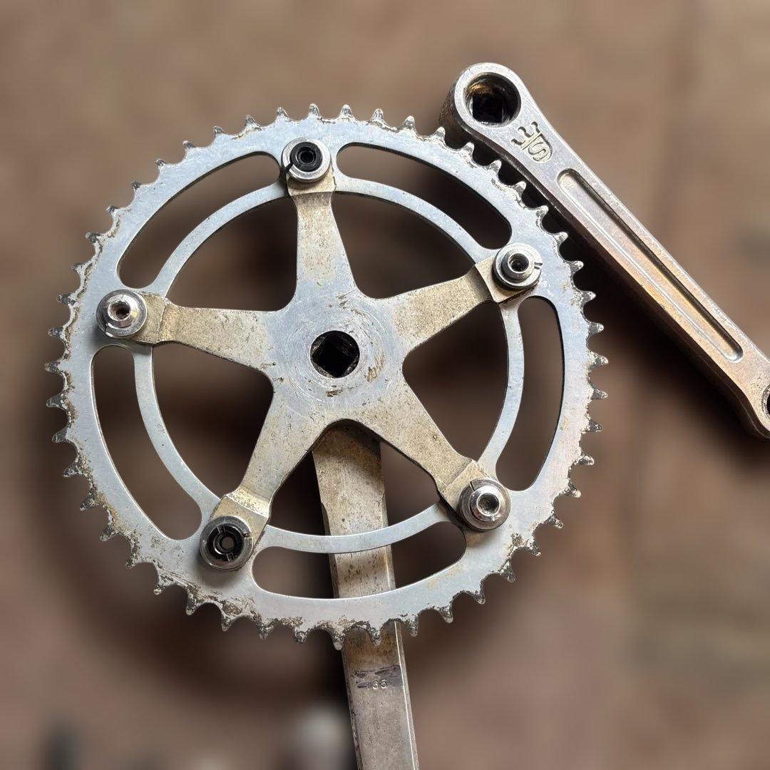 スギノ　マイティコンペ　クランクセット　NJS 160mm 49t 中古