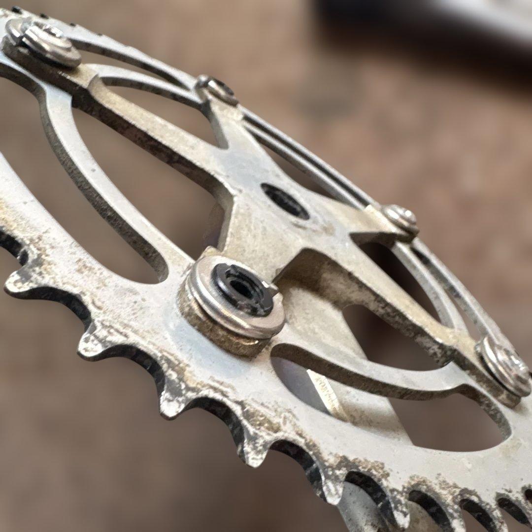 スギノ　マイティコンペ　クランクセット　NJS 160mm 49t 中古