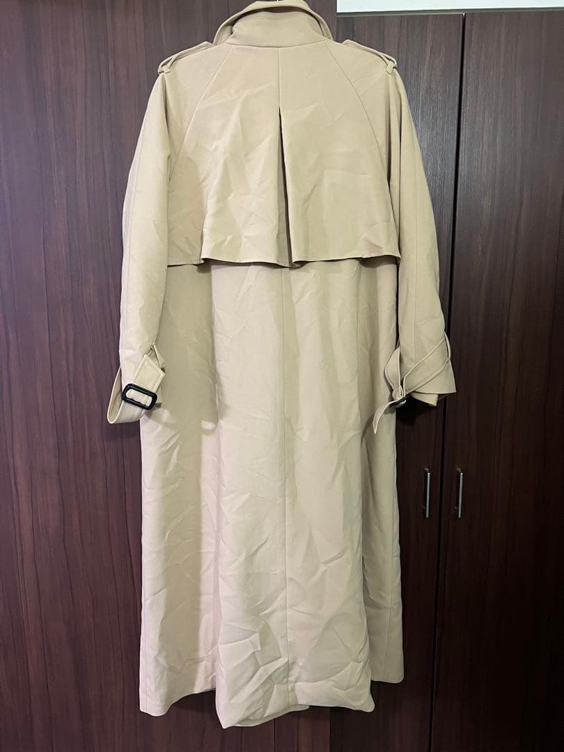 L'Or stand collar long coat トレンチコート