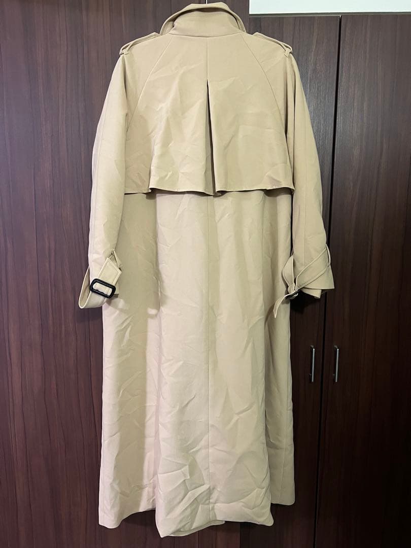 L'Or stand collar long coat トレンチコート