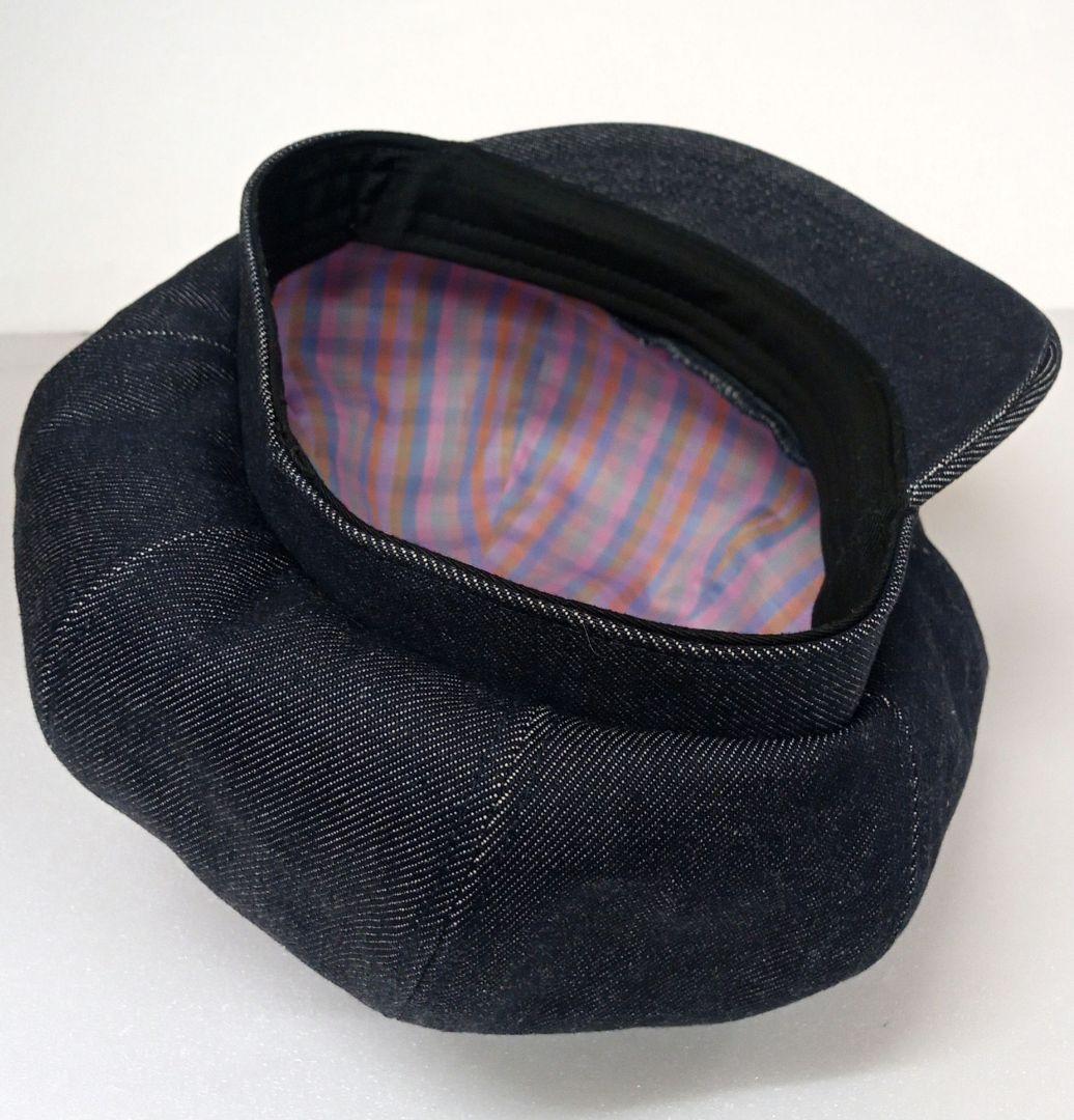 新品未使用 エヴィスデニムキャスケット EVISU ハンチング 帽子 キャップ