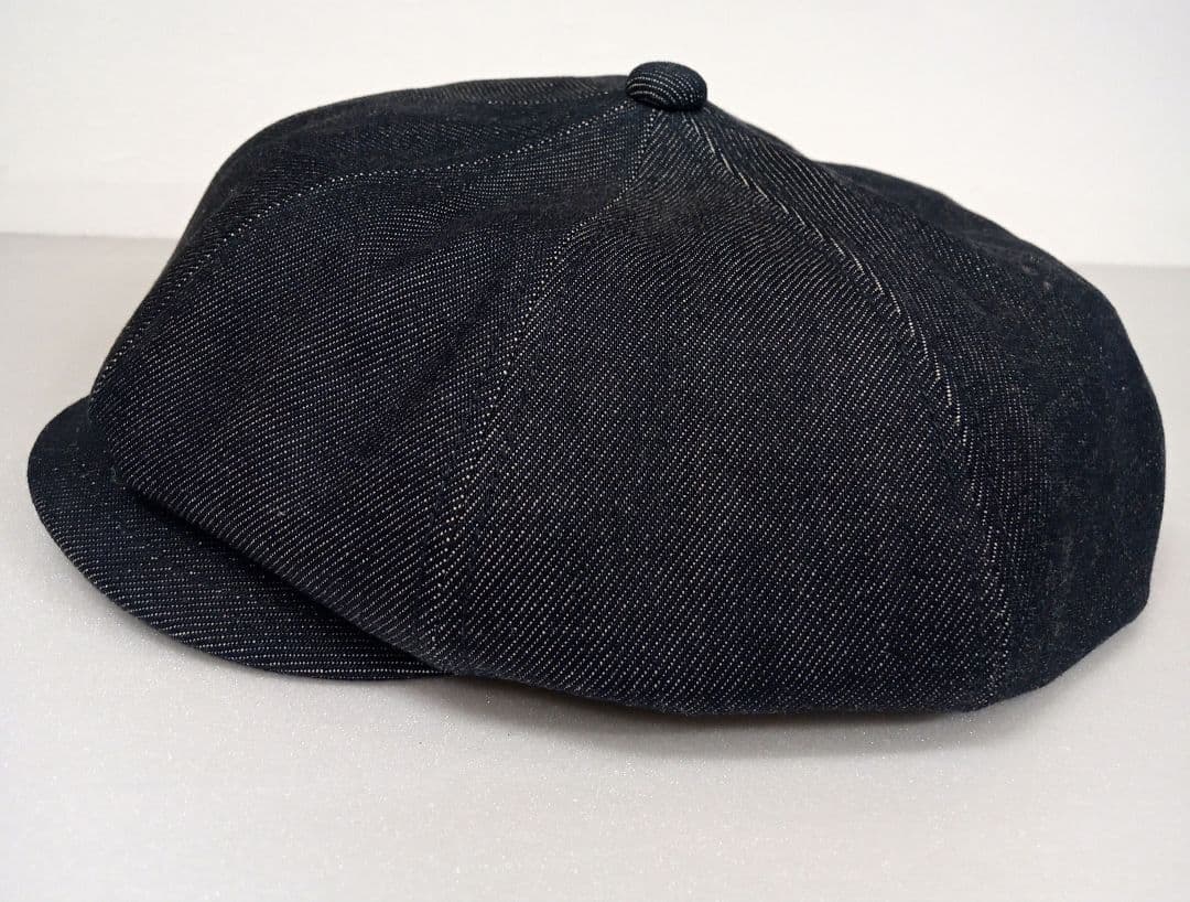 新品未使用 エヴィスデニムキャスケット EVISU ハンチング 帽子 キャップ
