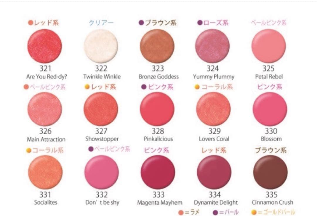 Luscious Lips anti-aging lip 5色セット