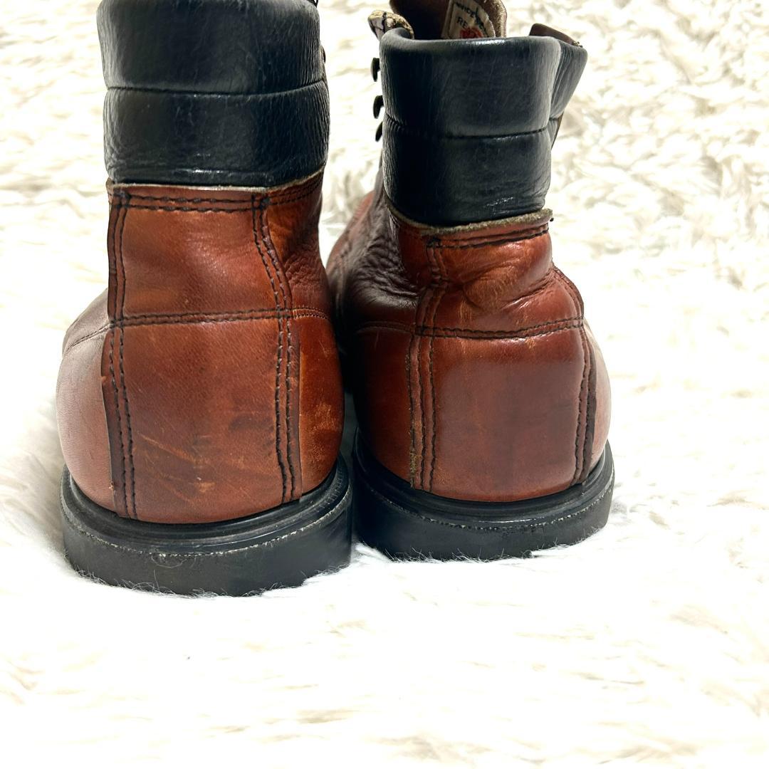 レッドウィング モックトゥ 9D 27cm ワークブーツ ヴィンテージ 赤茶