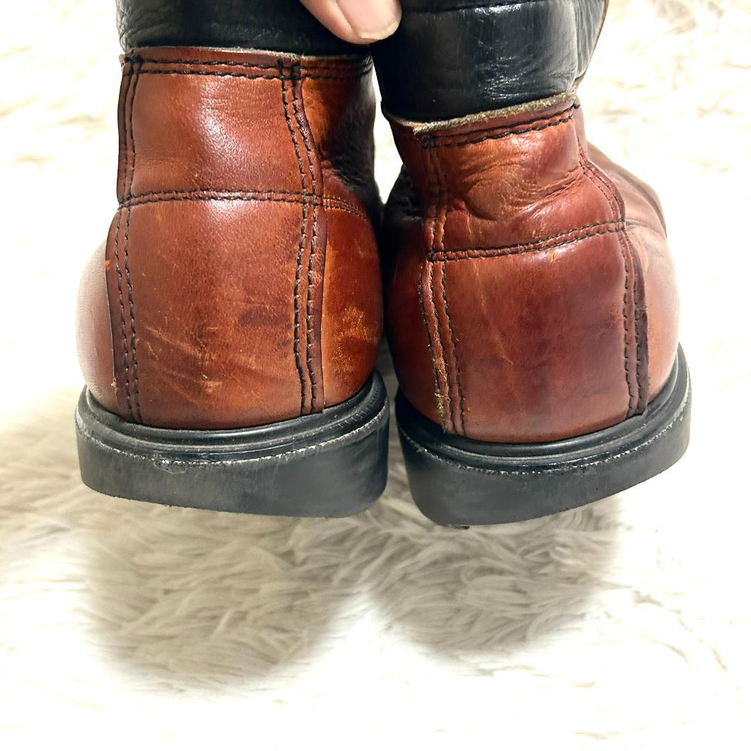 レッドウィング モックトゥ 9D 27cm ワークブーツ ヴィンテージ 赤茶