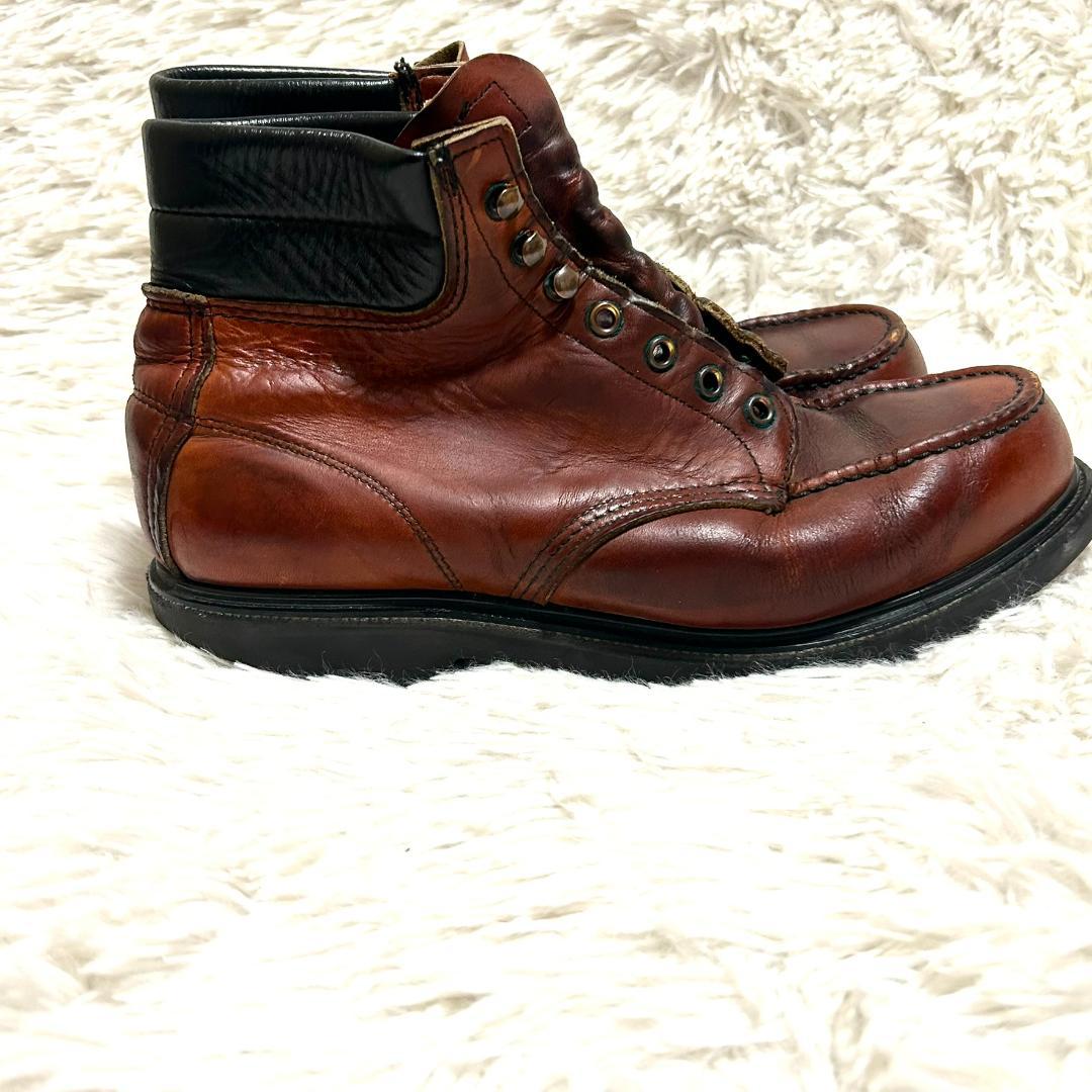 レッドウィング モックトゥ 9D 27cm ワークブーツ ヴィンテージ 赤茶