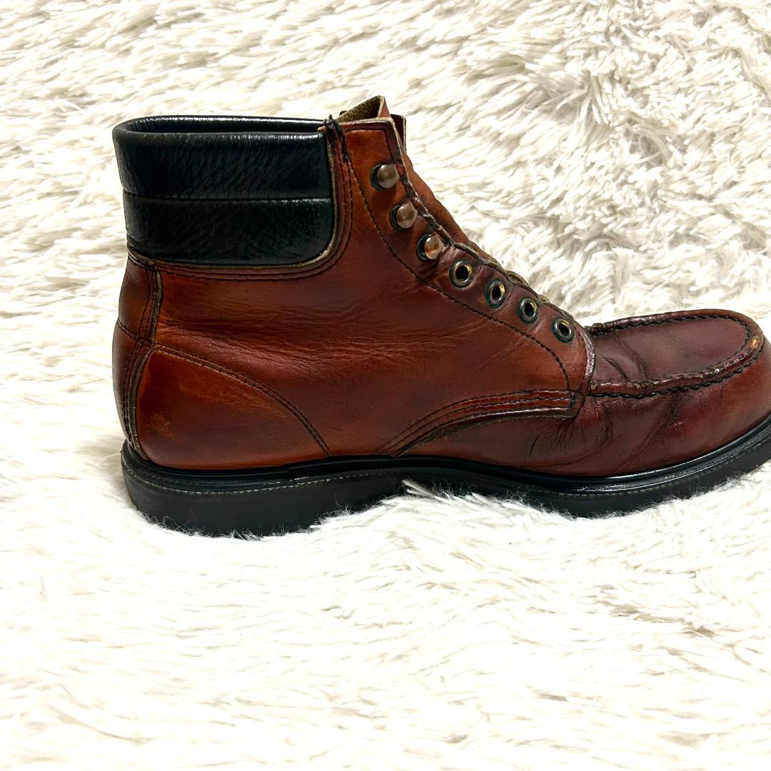 レッドウィング モックトゥ 9D 27cm ワークブーツ ヴィンテージ 赤茶