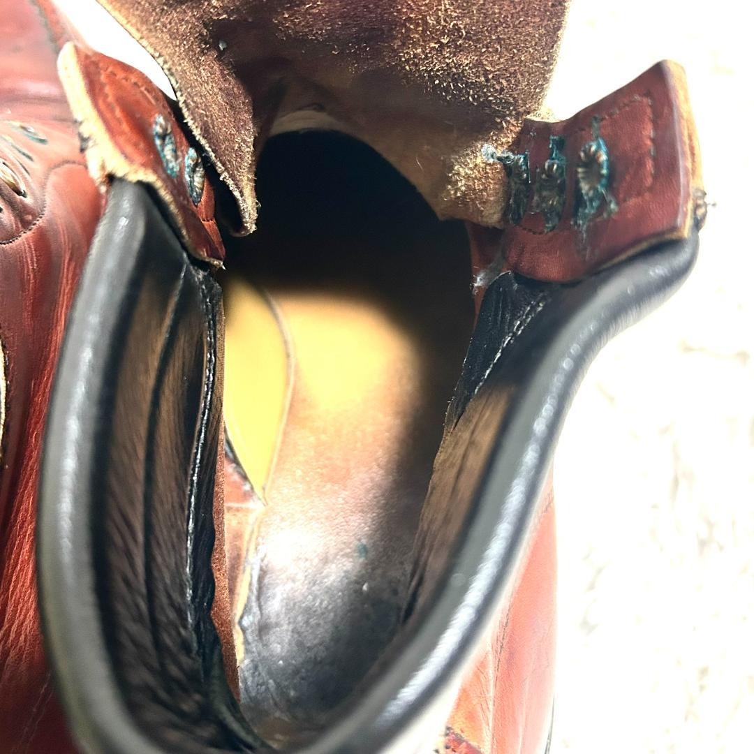 レッドウィング モックトゥ 9D 27cm ワークブーツ ヴィンテージ 赤茶